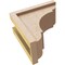 Ekena Millwork 5"W x 10"D x 10"H Classic Bryant Rough Cedar Woodgrain TimberThane Corbel, Primed Tan CORUR05X10X10BRYRCPR - alternate 4